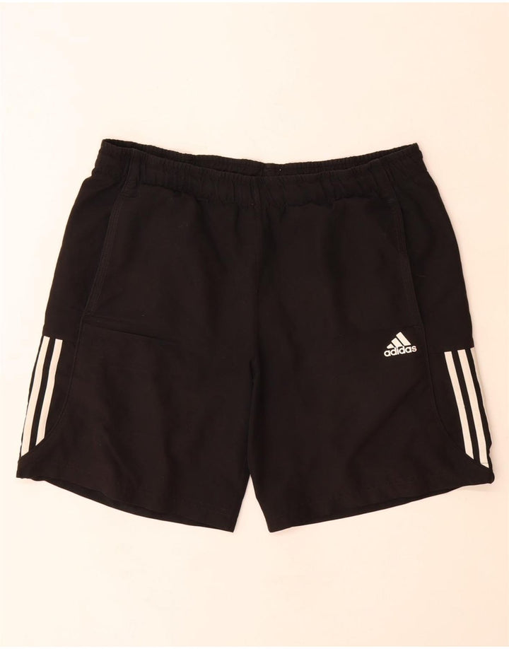 Adidas Short de sport Climalite Homme Noir Moyen Polyester
