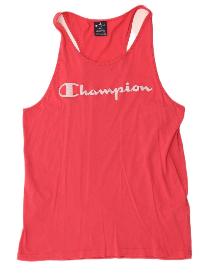 CHAMPION Débardeur Graphique Homme Petit Rose Coton