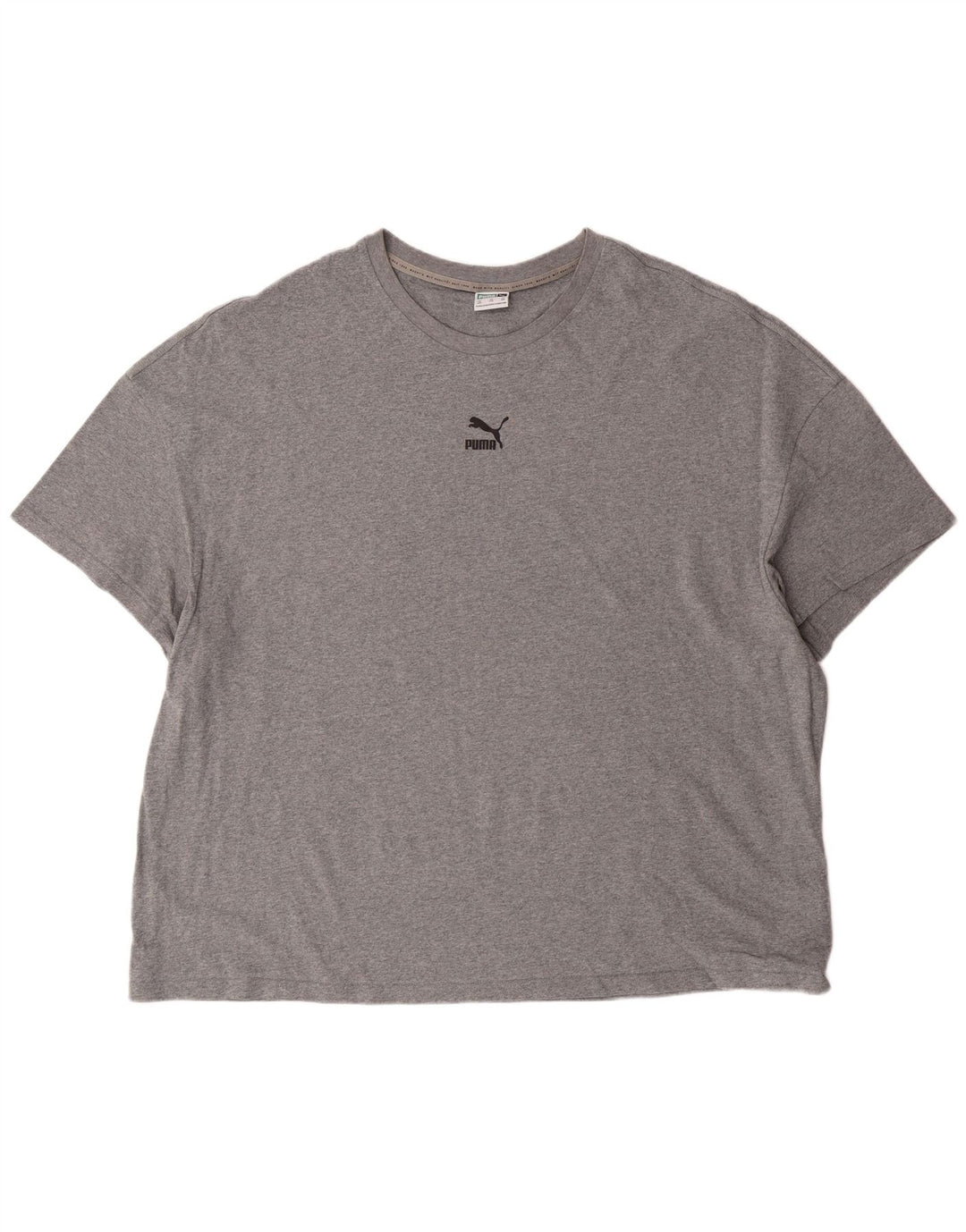 Puma T-shirt graphique pour homme 2XL Gris Coton