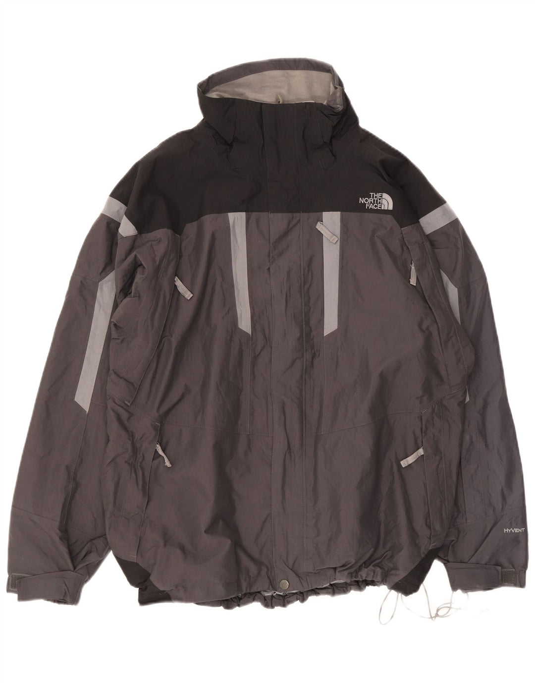 The North Face Veste de pluie pour homme UK 40 Large Gris Colorblock