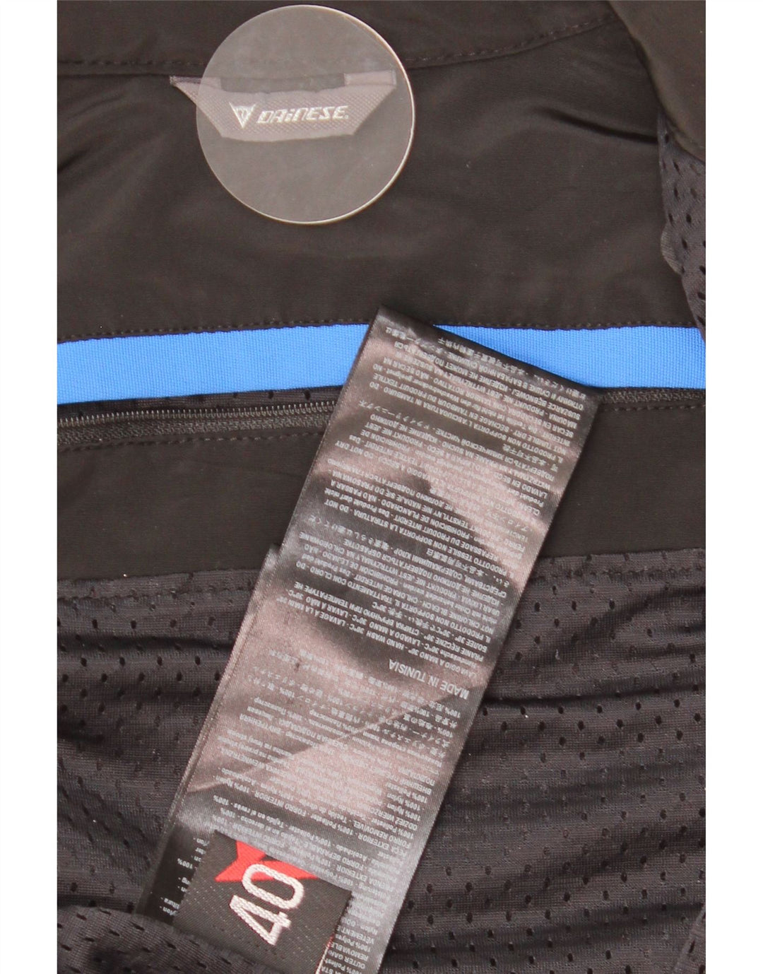 Dainese Veste Racer Femme IT 40 Petit Noir Polyester