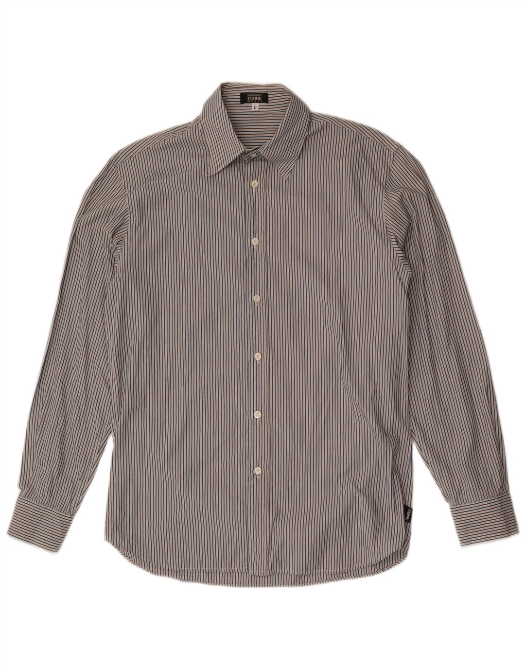 Gianfranco Ferre Chemise Homme Grandes Rayures Multicolores