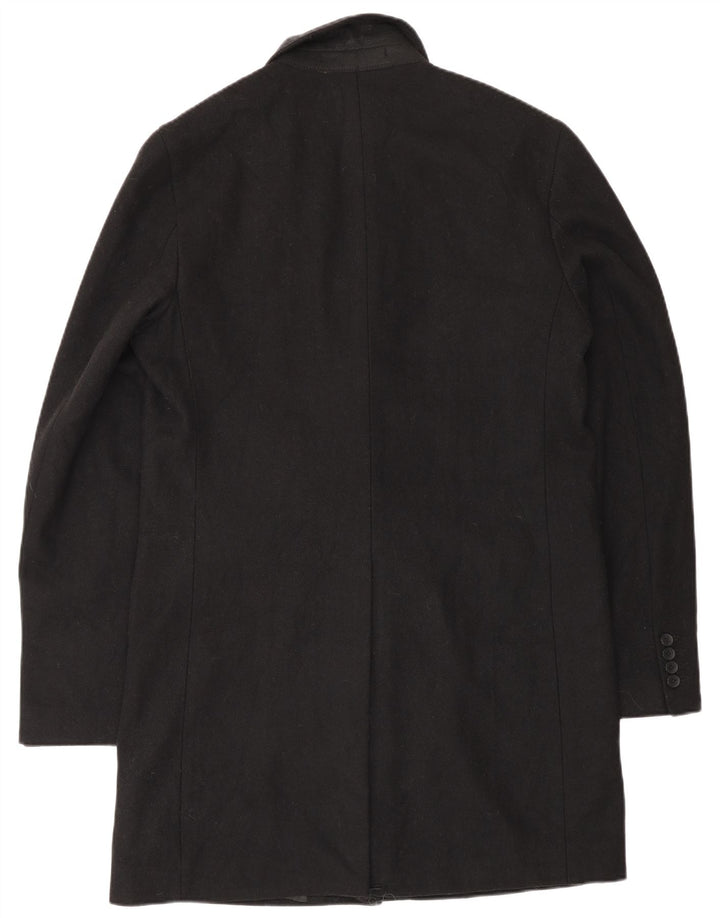 French Connection Manteau pour homme UK 38 Laine noire moyenne
