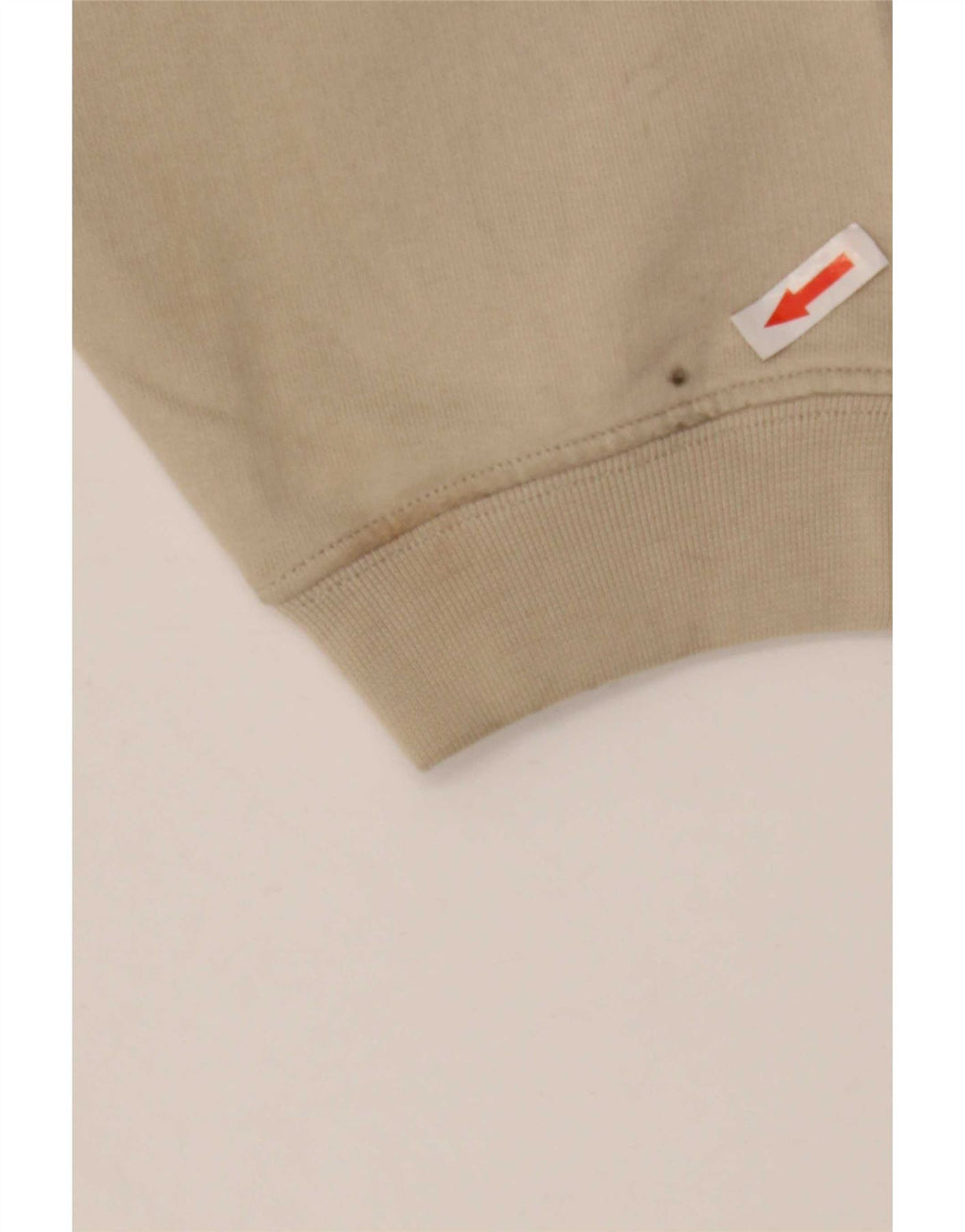 Reebok Sweat-shirt pour homme en coton beige Large