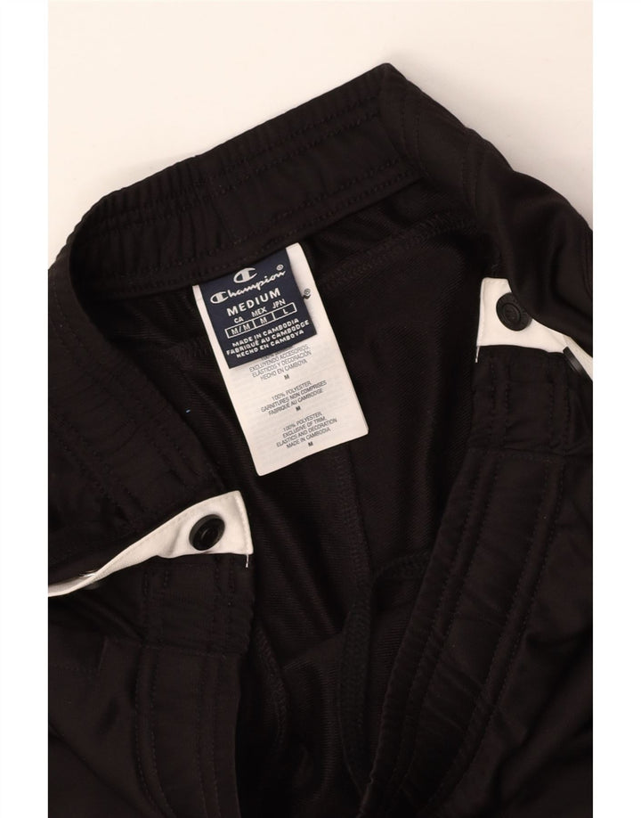 CHAMPION Pantalon de survêtement pour femme UK 12 Medium Black Colourblock