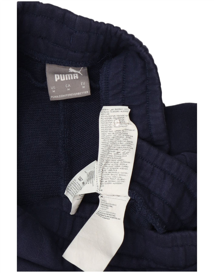 Puma Short Graphic Sport Homme Bleu Marine Moyen Coton