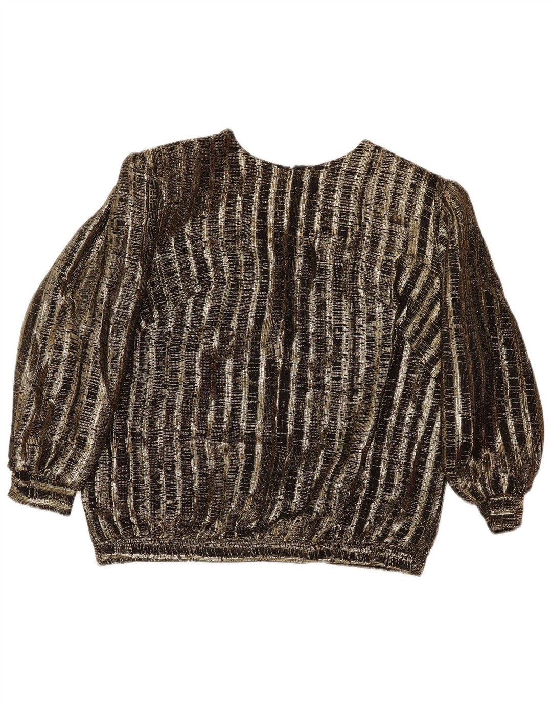 vintage Femme 2 Pièces Jupe Ensemble UK 14 Moyen W29 Brun Rayé