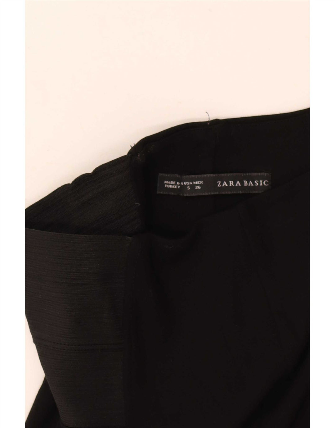 Zara Leggings Femme UK 8 Petit Noir