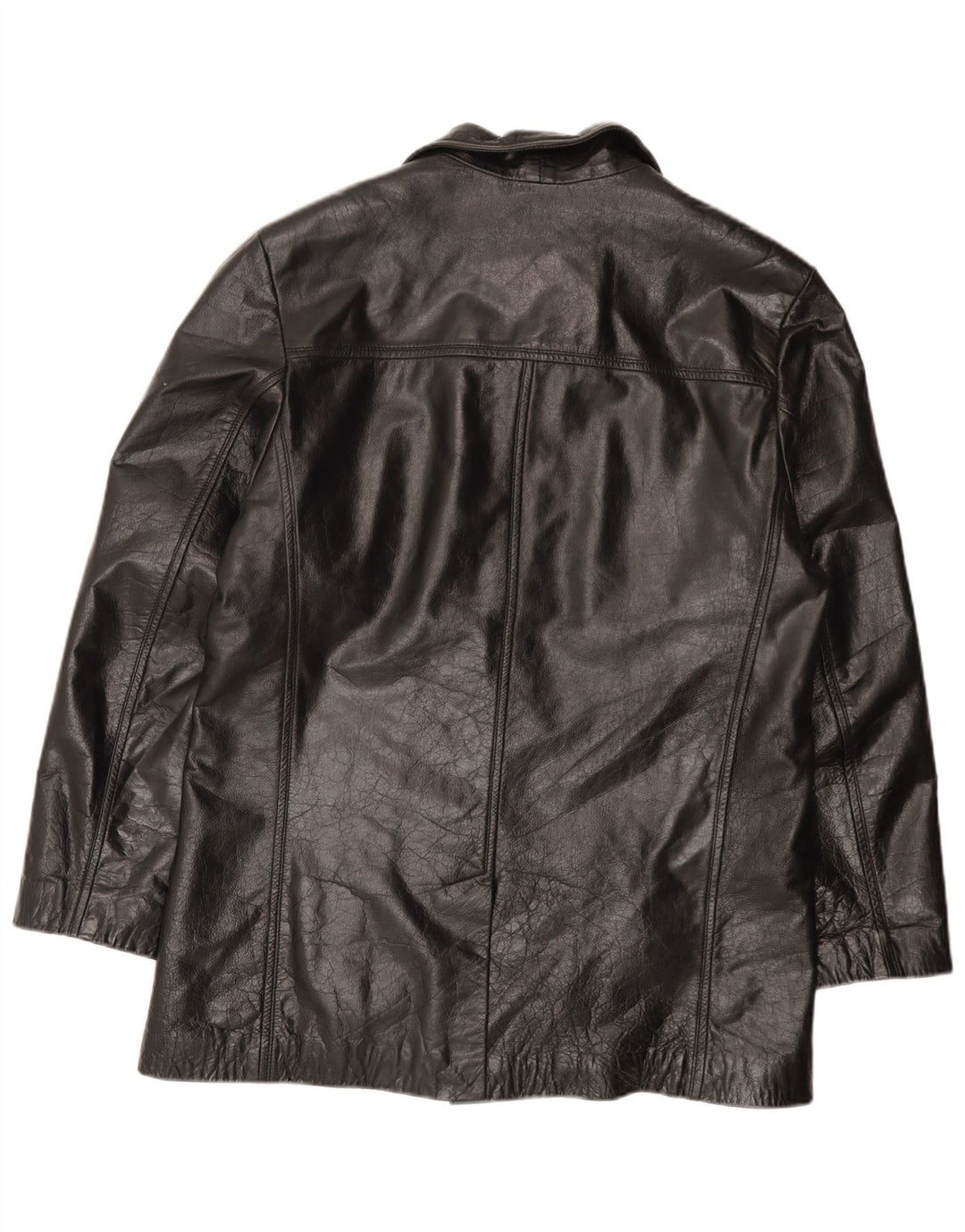 Veste en cuir pour homme censurée UK 40 Grand cuir noir