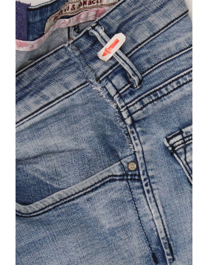 BACI & ABBRACCI Jean Slim Femme IT 44 Moyen W28 L28 Bleu Coton