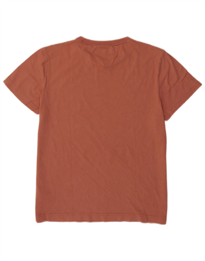 Tommy Hilfiger T-Shirt Homme Marron Moyen Coton