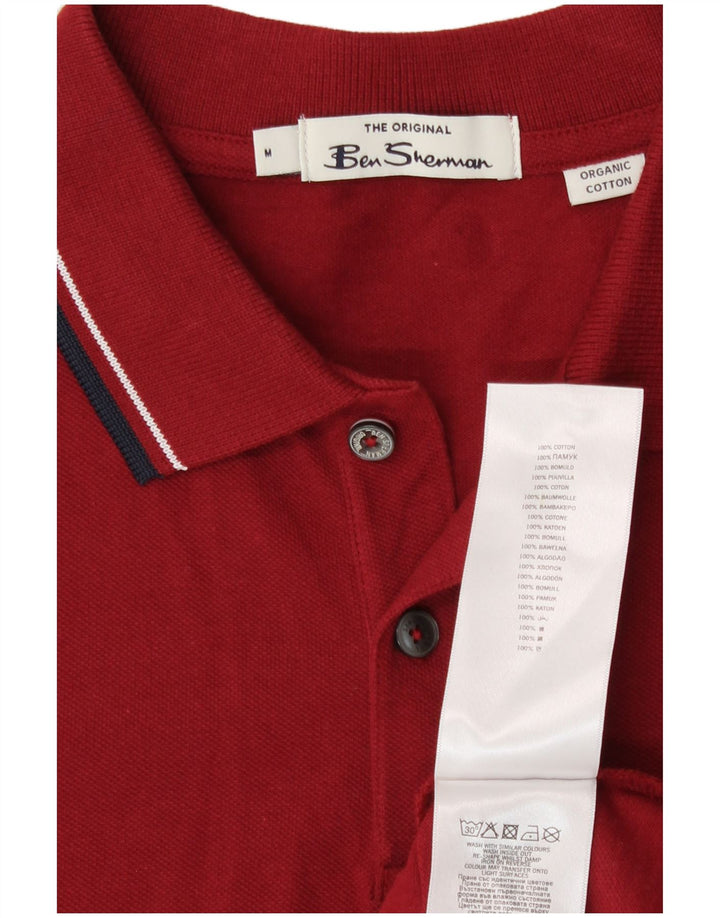 Ben Sherman Polo Homme Coton Marron Moyen