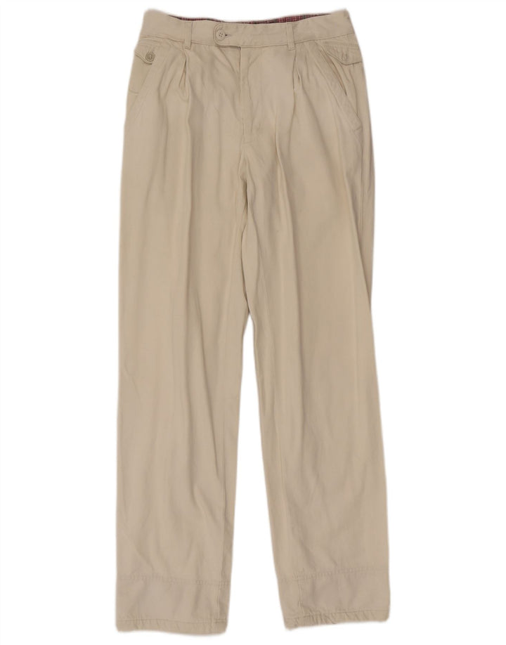 POP 84 Pantalon de Costume Droit Homme W30 L32 Blanc Cassé