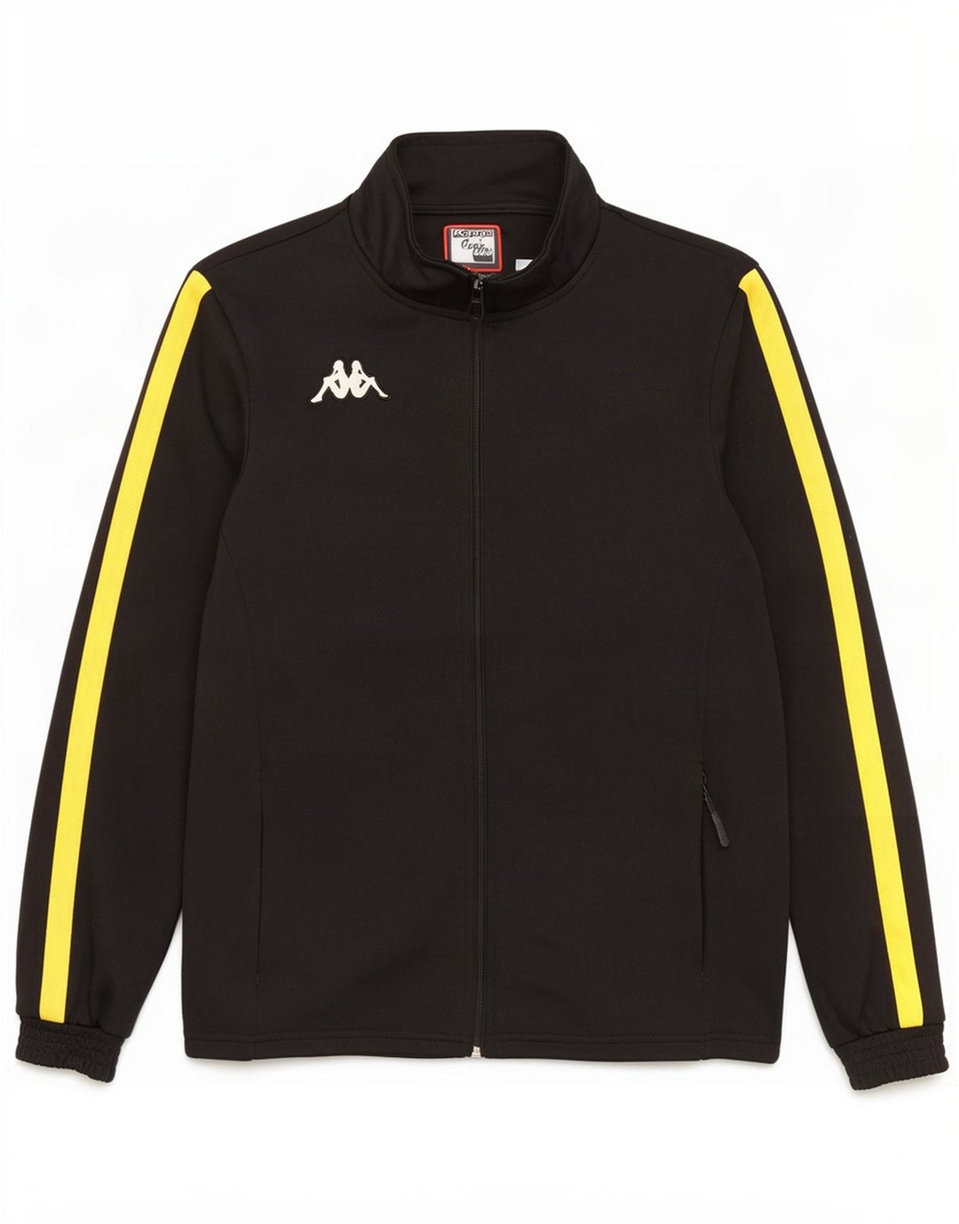Kappa Veste de Survêtement Homme Noir Moyen Polyester Colorblock