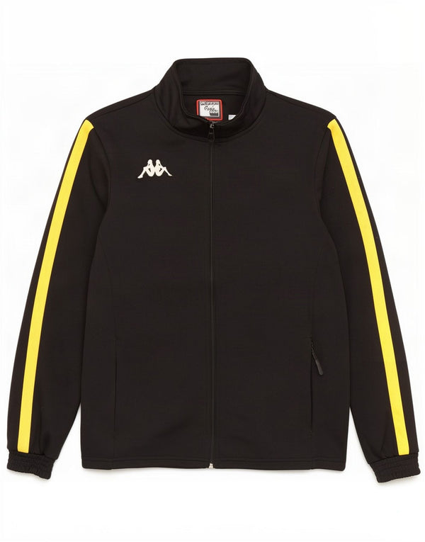 Kappa Veste de Survêtement Homme Noir Moyen Polyester Colorblock