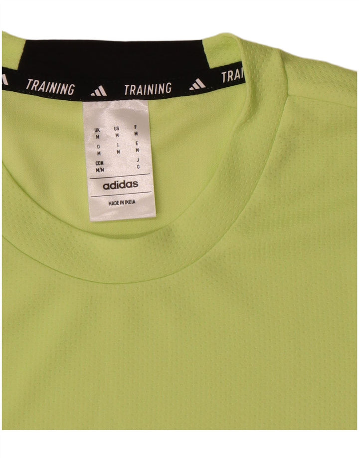 Adidas T-Shirt Homme Vert Moyen Polyester