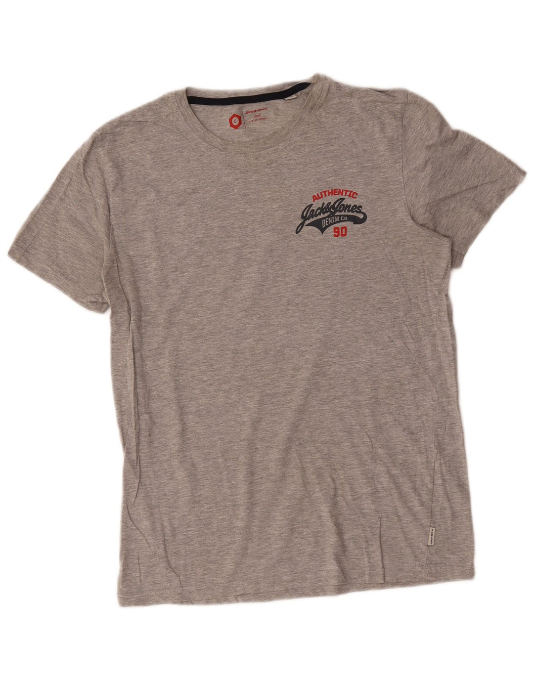 Jack & Jones T-Shirt Homme Gris Moyen Coton