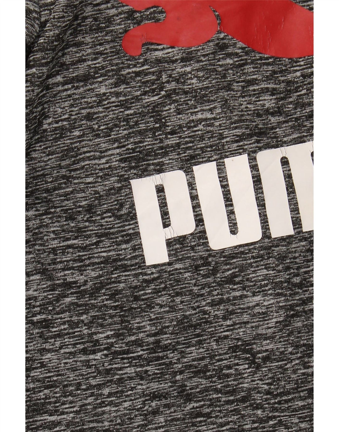 PUMA Haut graphique à manches longues pour garçon 8-9 ans Petit Gris Polyester