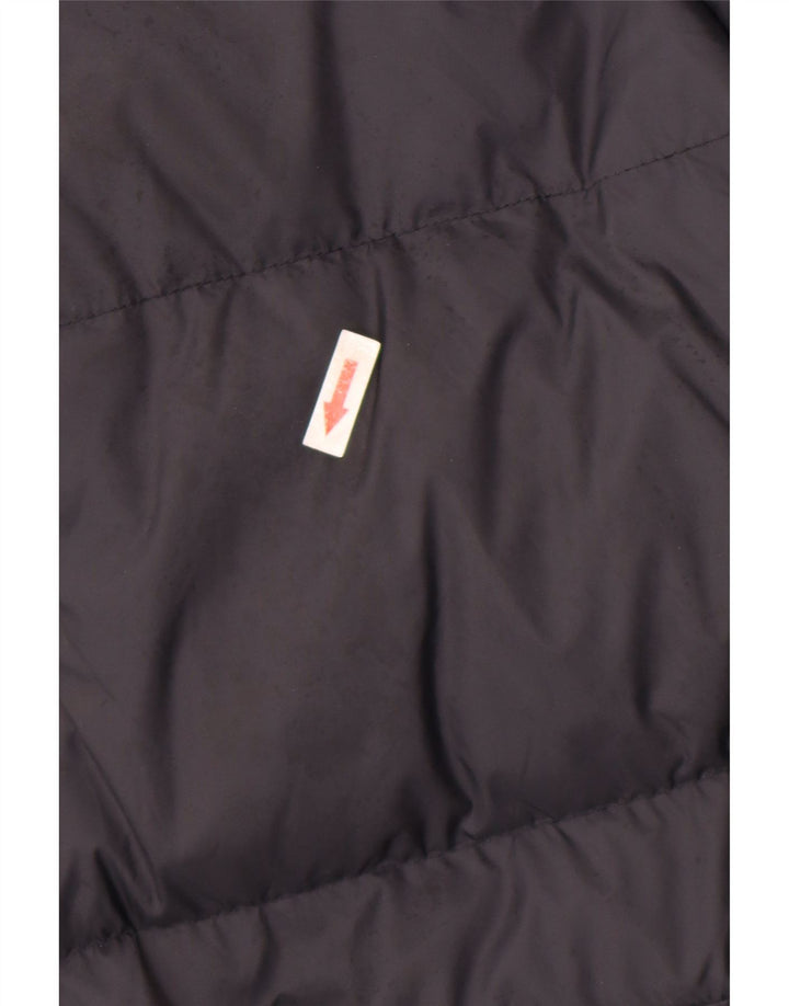 SALEWA Veste matelassée à capuche pour hommes UK 40 Large Bleu Marine Polyamide