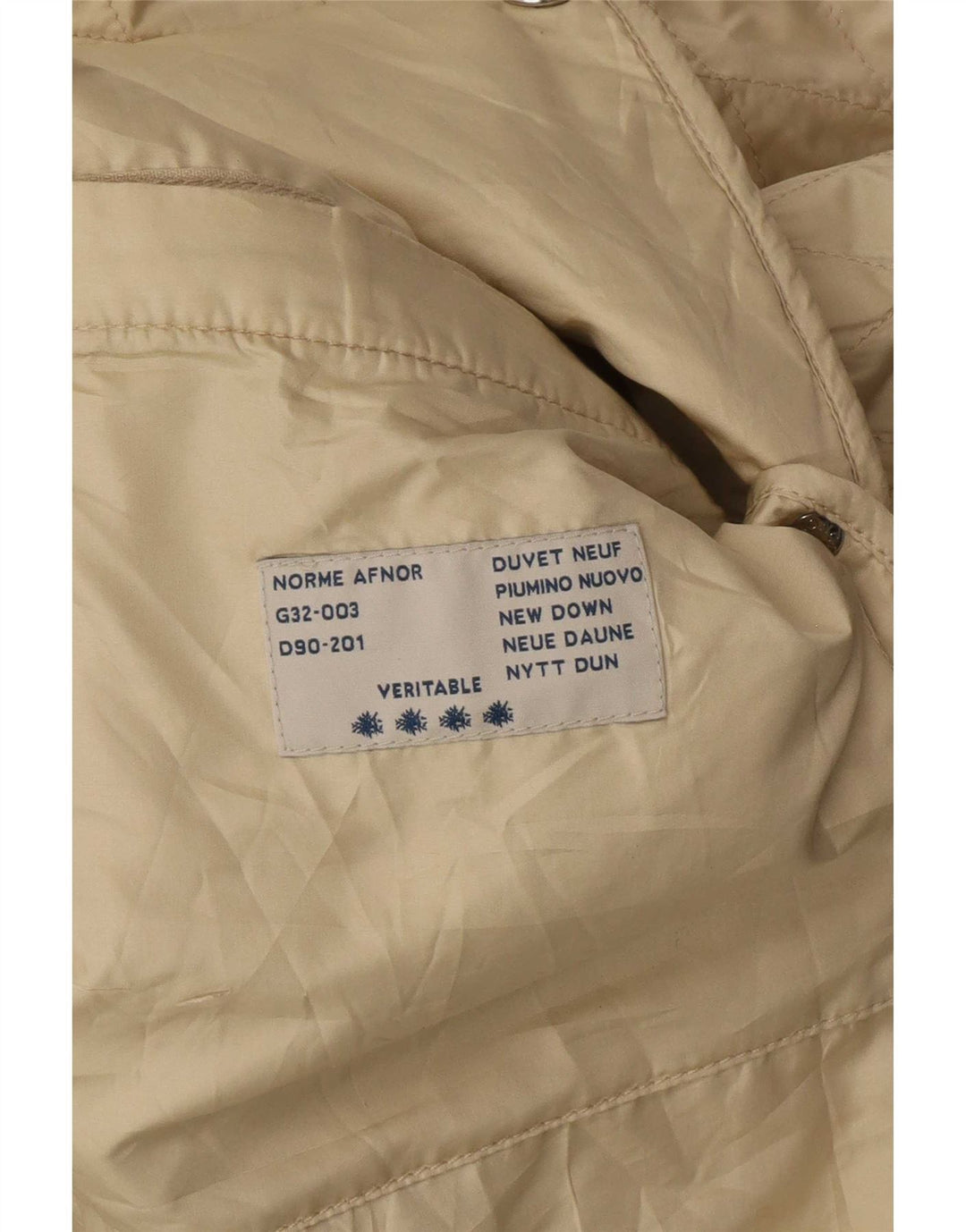 Moncler Veste matelassée femme taille 4 XL Beige