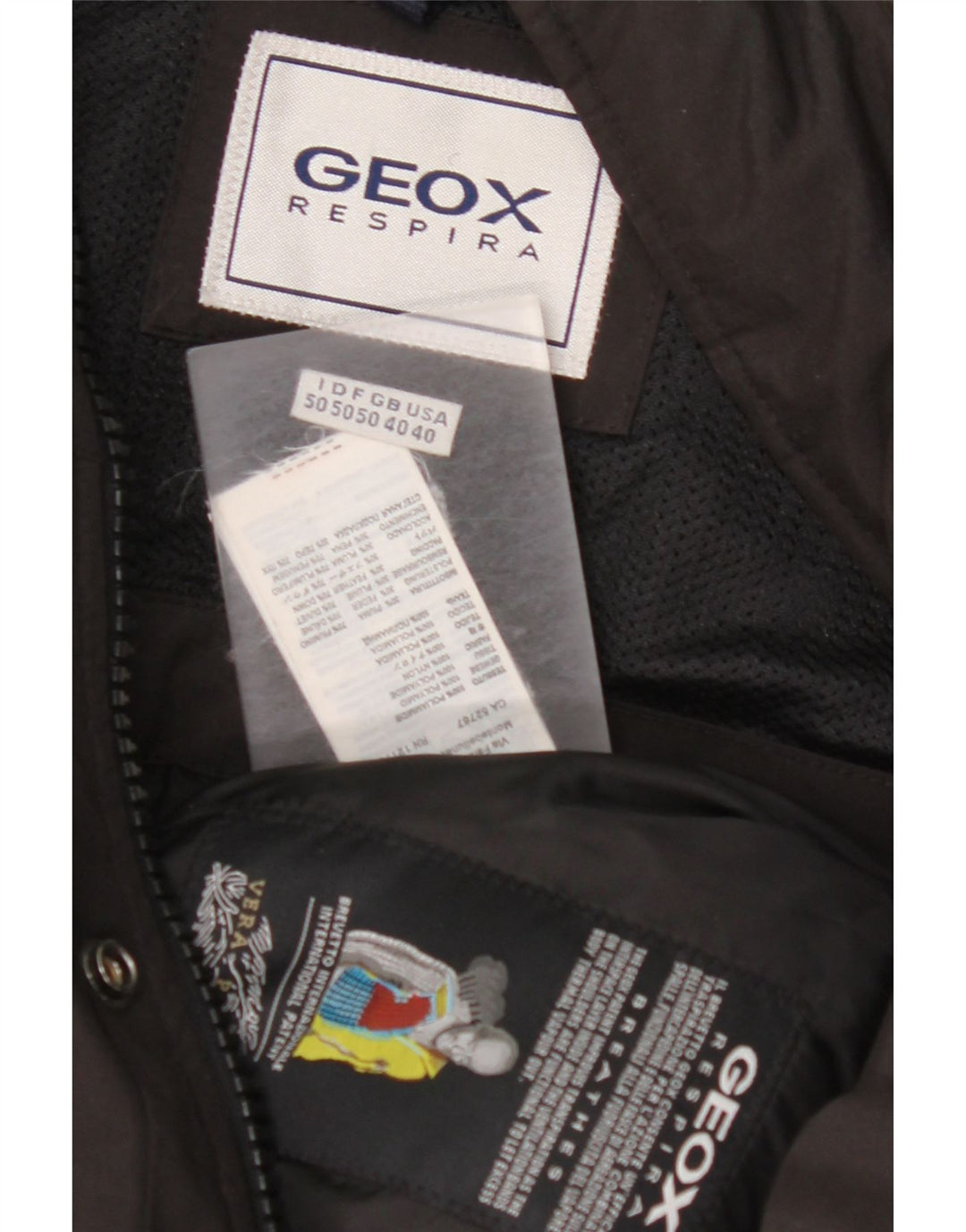 GEOX Veste matelassée homme UK 40 Large Noir Polyamide
