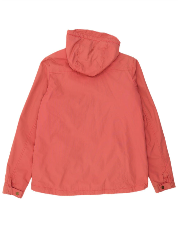 Fat Face Veste coupe-vent à capuche pour femme UK 12 Nylon rose moyen