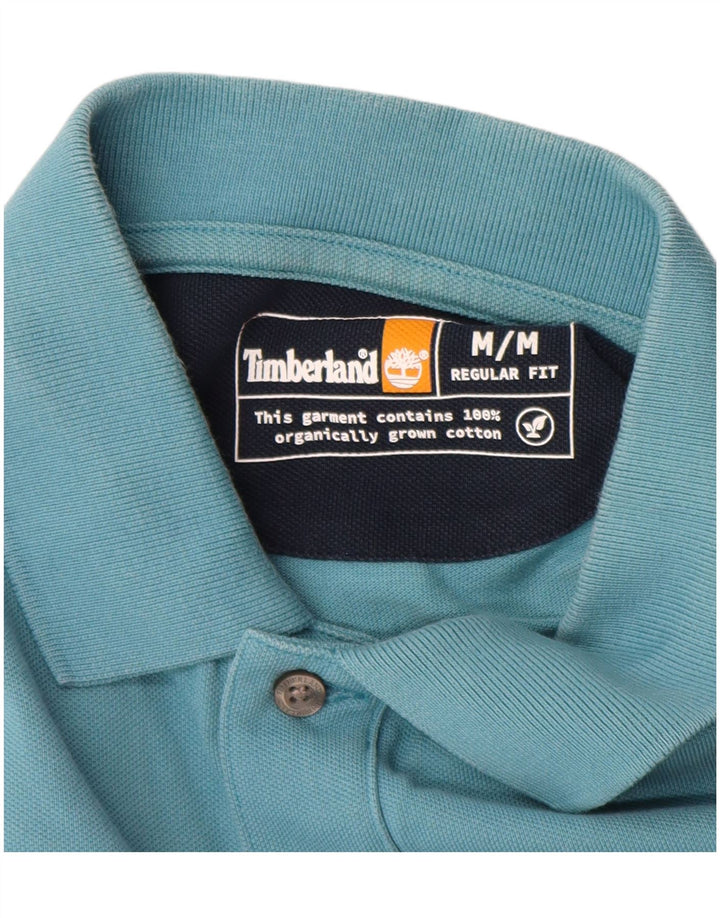 Timberland Polo Regular Fit Homme Bleu Moyen Coton