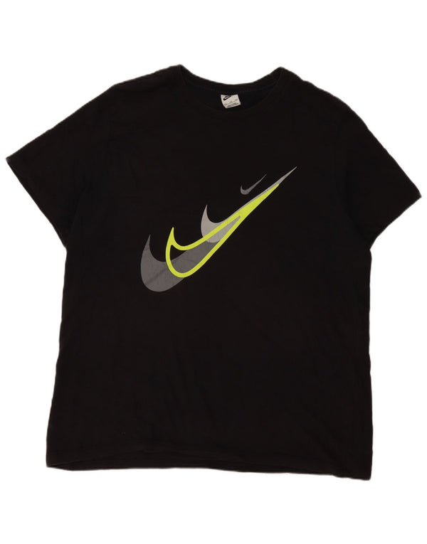 Nike T-shirt graphique pour homme 2XL en coton noir