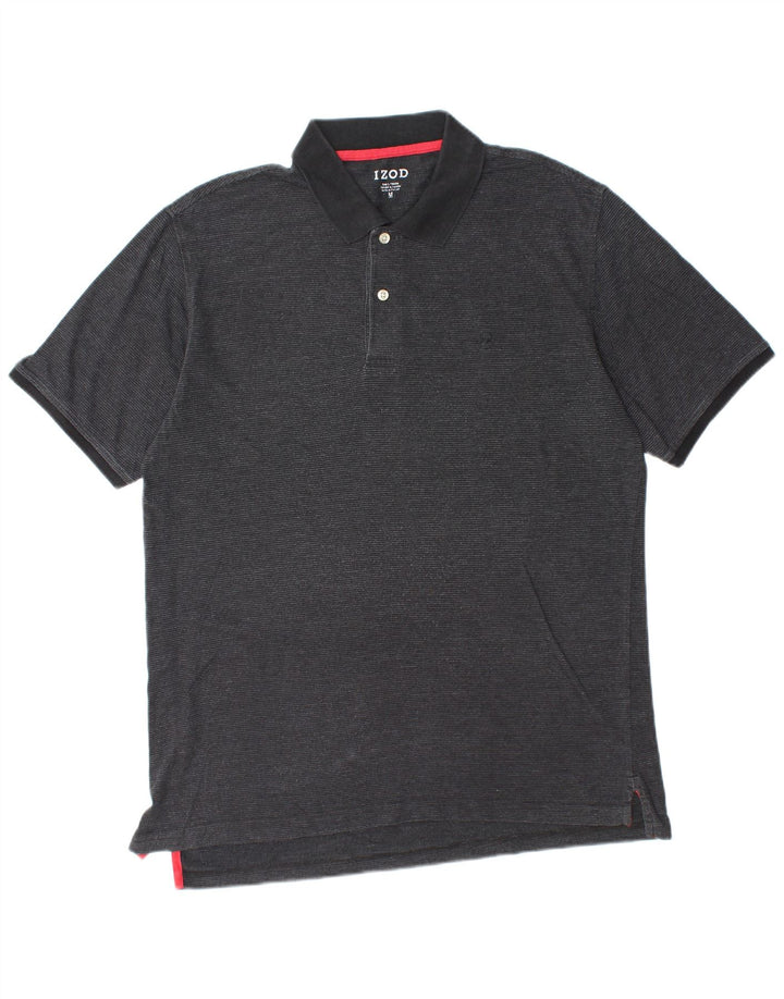 IZOD Polo Homme Coton Noir Moyen