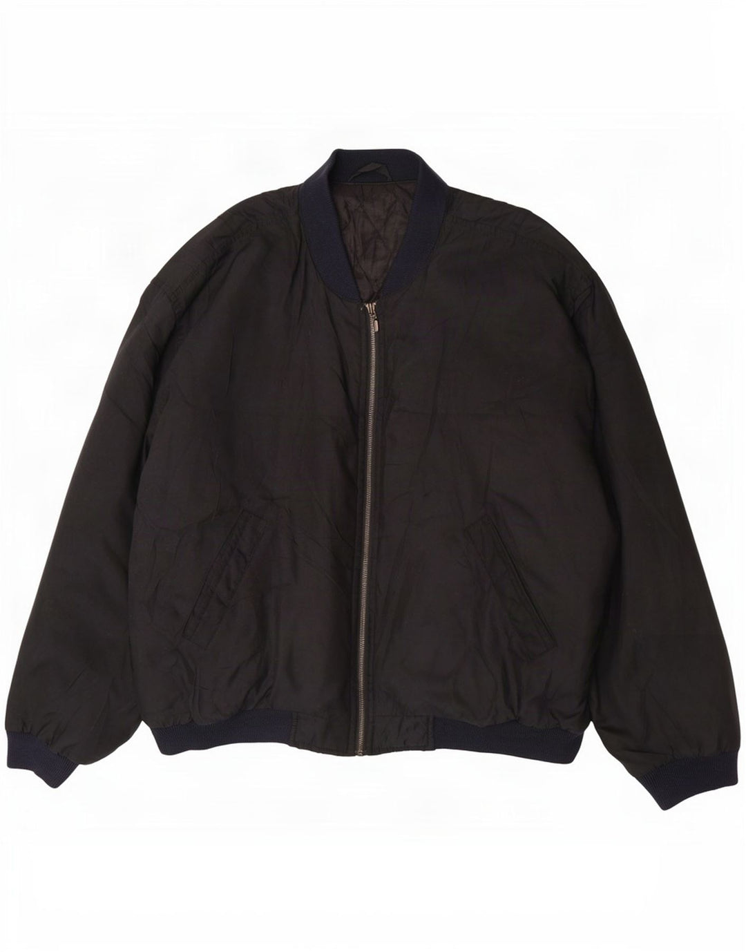 Marks & Spencer Veste bombardier St. Michael pour homme UK 42 XL Noir Polyester