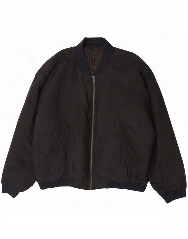 Marks & Spencer Veste bombardier St. Michael pour homme UK 42 XL Noir Polyester