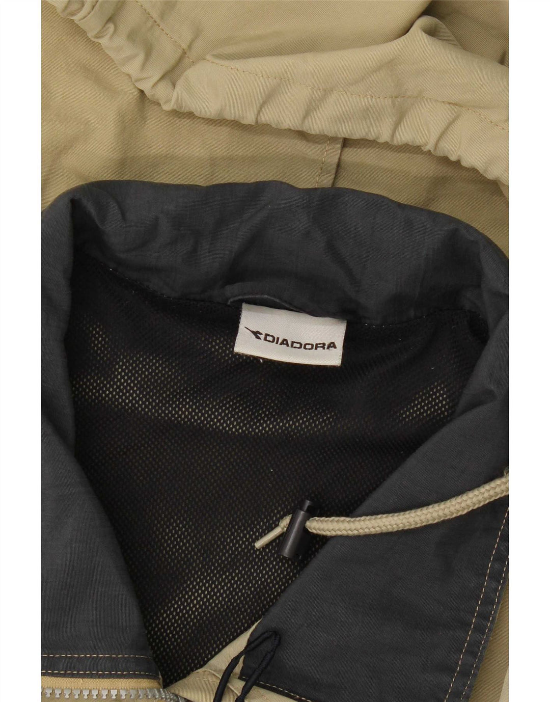 Diadora Veste de pluie à capuche pour homme UK 40 Large Kaki