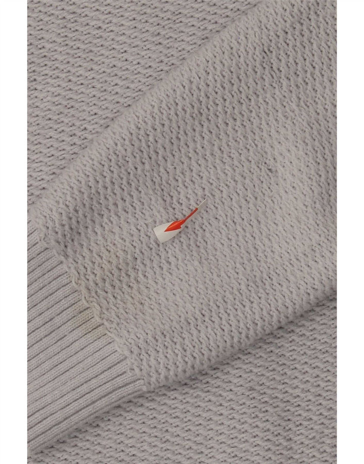 Tommy Hilfiger Pull à col rond pour homme Gris moyen Polyester