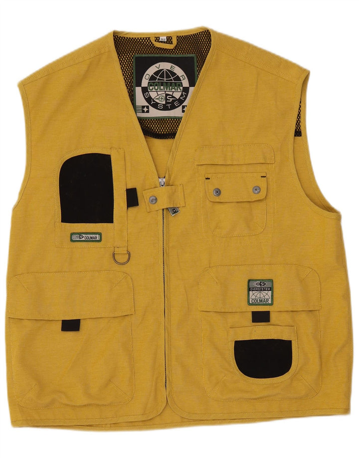 COLMAR Gilet Utilitaire Homme IT 52 Large Jaune