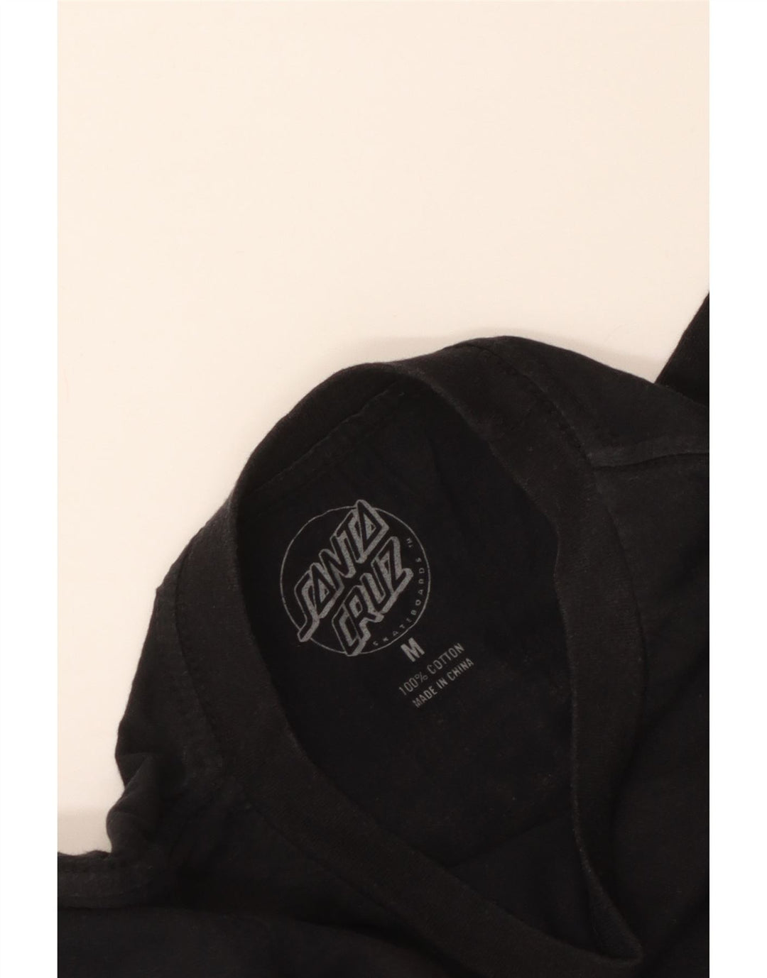 Santa Cruz Haut graphique à manches longues pour homme en coton noir moyen