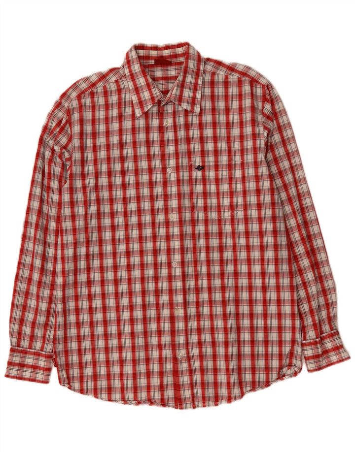 LEVI'S Chemise Homme Carreaux Rouge Moyen Coton