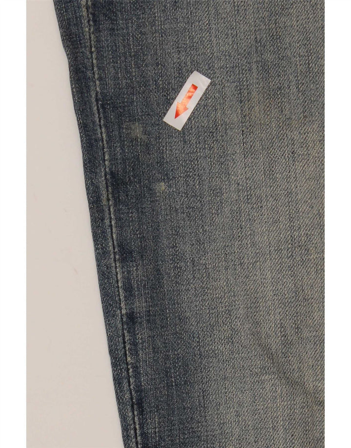 Lee Denver Capri Jeans W32 L20 Femme Bleu Coton
