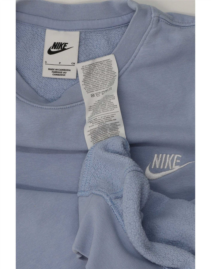 Nike Sweat-shirt pour homme en coton bleu Taille S