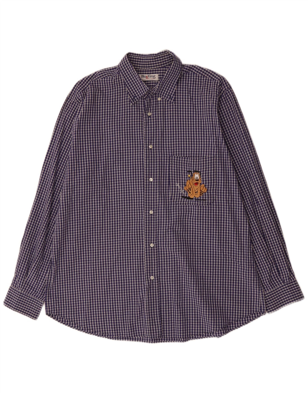 Chemise homme VINTAGE 2XL vichy bleu marine