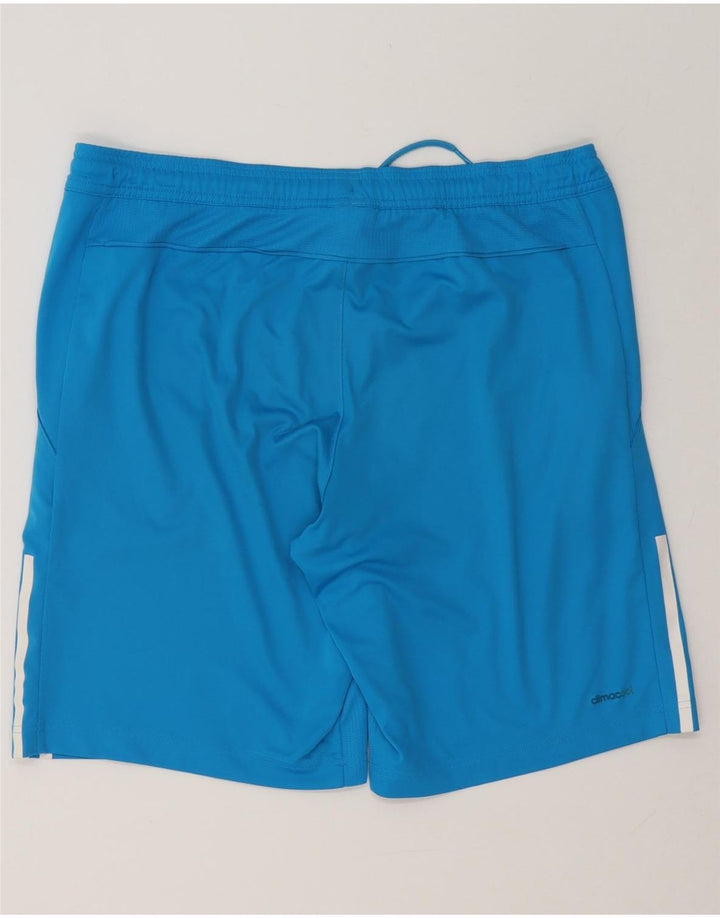Adidas Short de Sport Climacool Homme Bleu Moyen Polyester