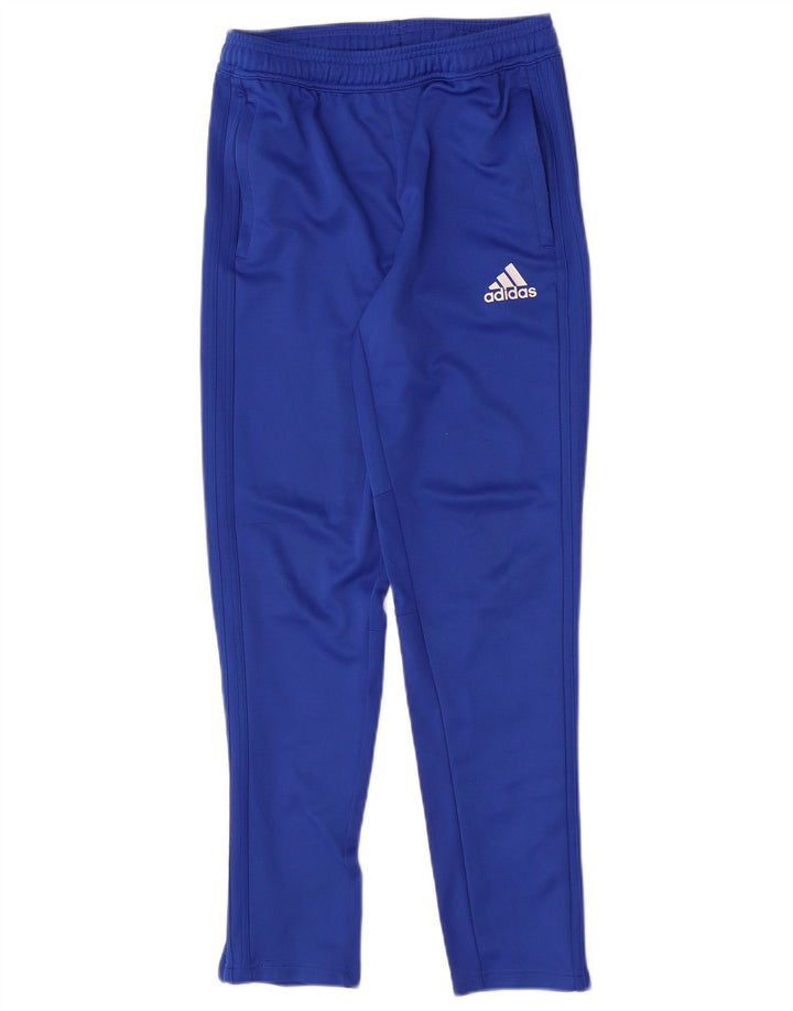 Adidas Pantalon de Survêtement Slim Fit Garçon 13-14 ans Bleu Polyester