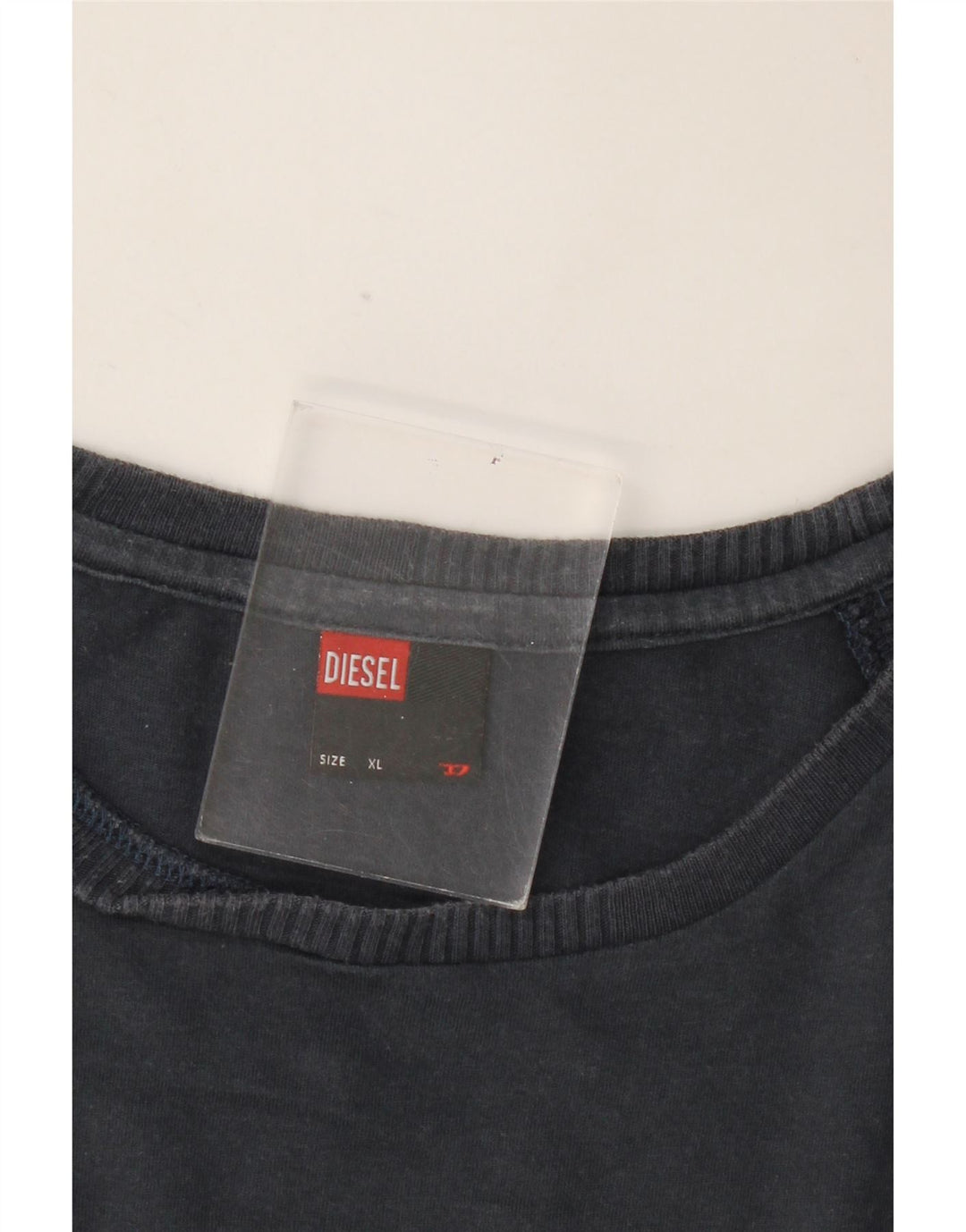 DIESEL T-Shirt Graphique Homme XL Bleu Marine