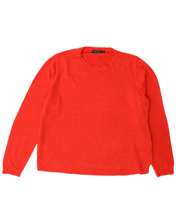 Marks & Spencer Pull ras du cou pour femme UK 18 XL Acrylique rouge