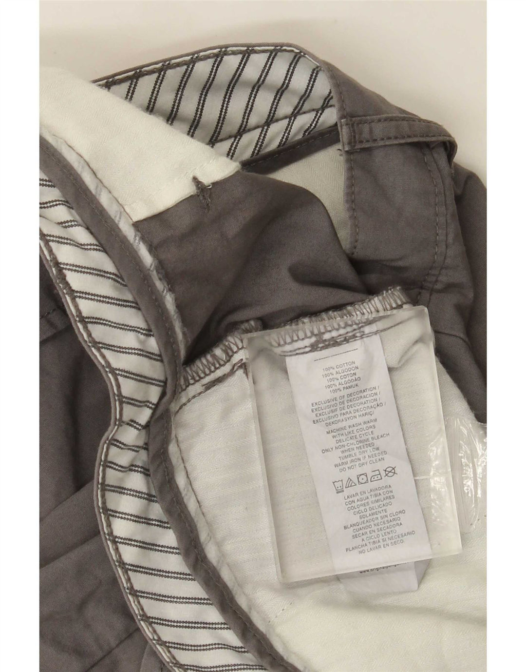 Penguin Pantalon court homme W54 L25 Gris Coton