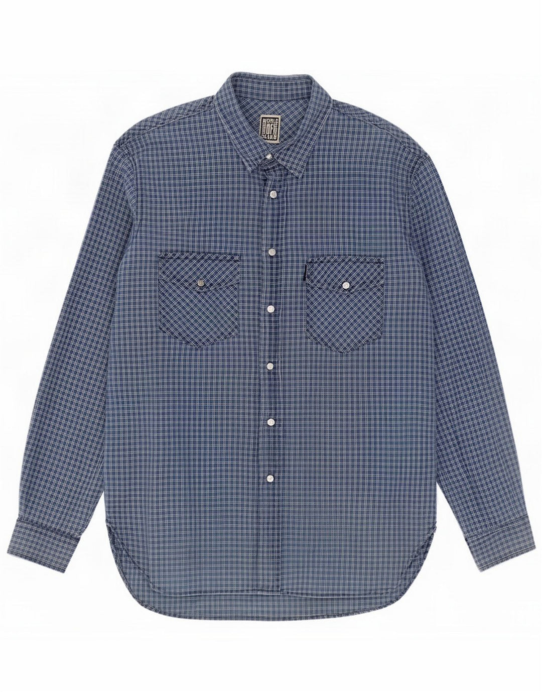 Casucci Chemise Homme XL Bleu Carreaux Coton