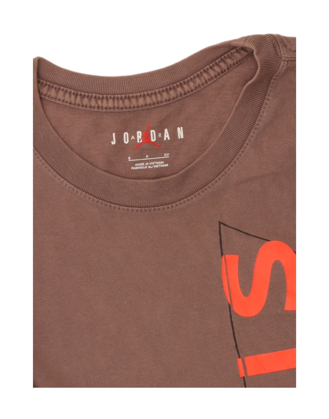 JORDAN T-shirt graphique Paris Saint-Germain pour hommes, petit, marron