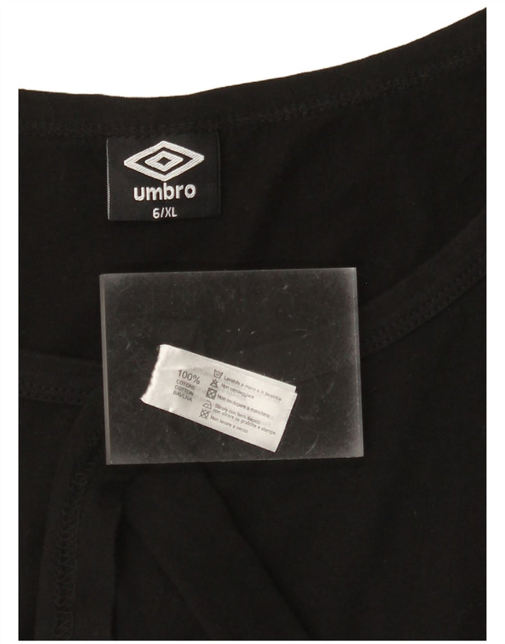 UMBRO Débardeur Femme UK 18 XL Noir Coton