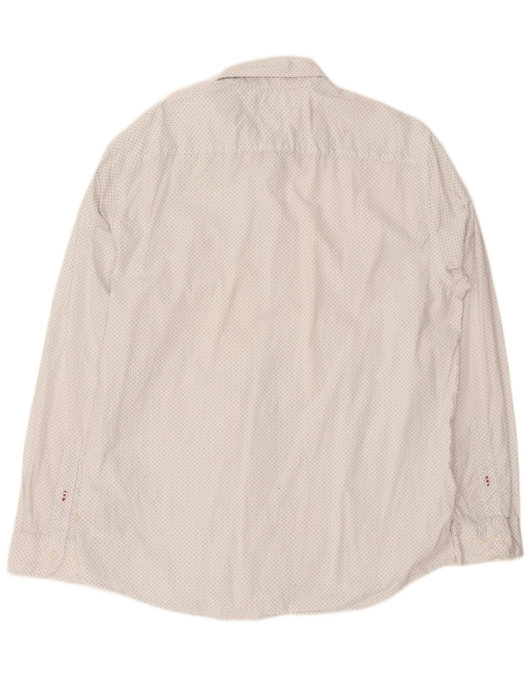 Tommy Hilfiger Chemise Regular Fit XL Coton à Pois Blanc