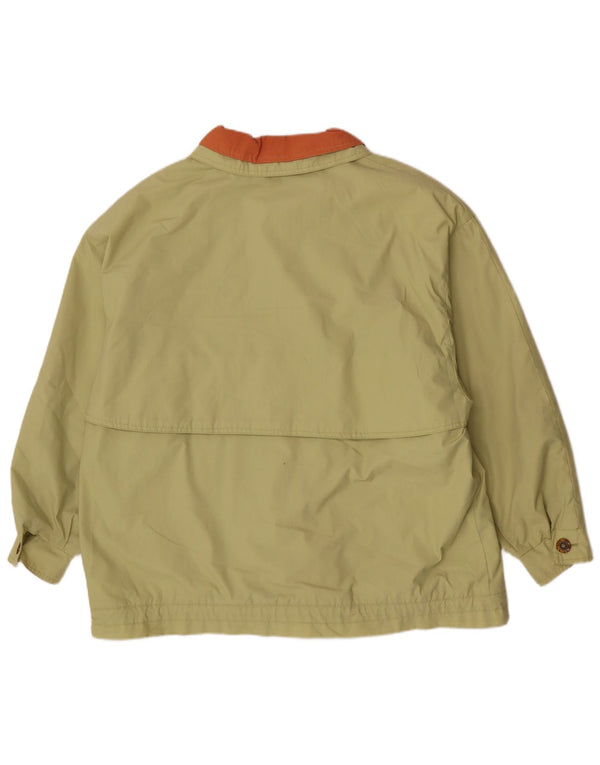 Vintage Womens Utility Jacket UK 18 XL Kaki Colourblock Polyester