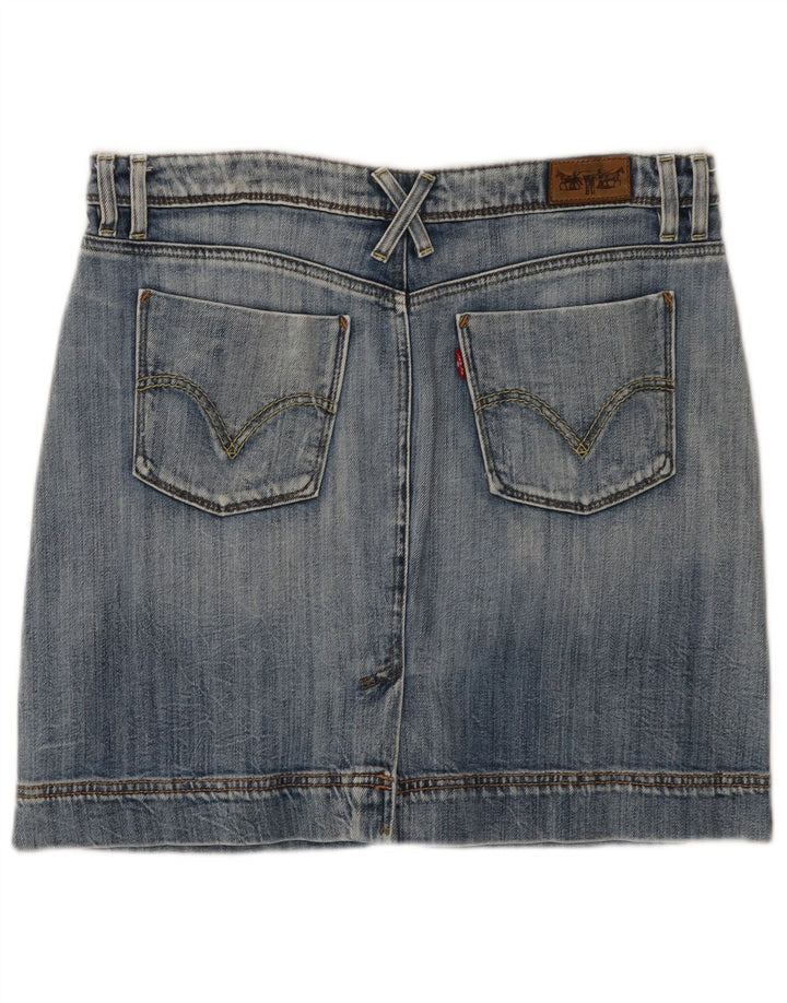 LEVI'S Mini jupe en jean femme grand W34 bleu coton
